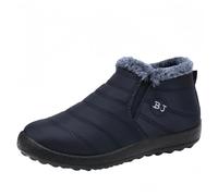FQLGJMY Women's Non-Slip Thick Sole Winter Snow Boots Waterproof Thermal Insulated Warm Ankle Boots with Non-Slip PU Sole Adjustable Strap Closure Warm Lining for Outdoor Enthusiasts