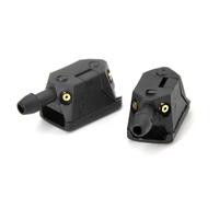 FQNBXY Windshield Washer Jet For VW For Golf 2 3 4 5 6 For GTI For GTD R R32 For MK1 MK2 MK3 For Tsi For Tdi For Estate Windshield Washer Nozzles(Nozzle and 2m Hose)(2pcs wiper nozzle)