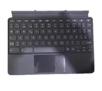 fqparts Laptop Keyboard For Lenovo Ideapad Duet Chromebook CT-X636F Black SP (Spanish) Layouts
