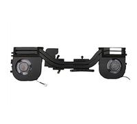 fqparts Replacement Laptop CPU & GPU Cooling Fan & Heatsink For Lenovo For ThinkPad X1 Extreme 2nd Gen Black