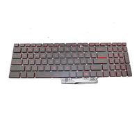 fqparts Replacement Laptop Keyboard For MSI GS60 2PC-450 2QC-022 2QD-478 6QD 6QE-090 243 6QE-438 GS63 GS63VR 6RF-016 GS63VR 6RF-095 Black With Red Caps US English Edition No Frame Backlight