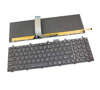 fqparts Replacement Laptop Keyboard For MSI GT70 0NC-097CN GT70 2PC-1880CN GT780 GT780DX GX60 GX70 Black With Backlight US English Edition V123322AK1 V123322BK1 V132150AK