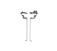 fqparts Replacement Laptop LCD Screen Hinges Shaft Axis For HP 17-p000 17-p100 Silver Touch-Screen Model