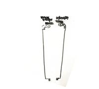 fqparts Replacement Laptop LCD Screen Hinges Shaft Axis For HP OMEN 17-w000 17-w100 17-w200 Silver Touch-Screen Model