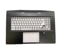 fqparts Replacement Laptop Upper Case Cover C Shell For MSI For GS77 Stealth 12UH 12UHS 12UGS (MS-17P1) Black