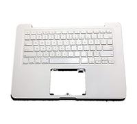 fqparts Replacement Laptop Upper Case Cover C Shell & Keyboard For APPLE For Macbook A1342 White US English Layout Small Enter Key Layout 2009-2010 Year