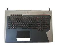 fqparts Replacement Laptop Upper Case Cover C Shell & Keyboard For ASUS G752 G752V G752VL G752VM G752VS G752VT G752VY Black US English Layout Small Enter Key Layout