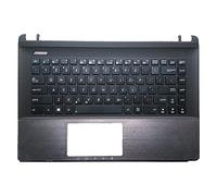 fqparts Replacement Laptop Upper Case Cover C Shell & Keyboard For ASUS K45 K45A K45DE K45DR K45N K45VD K45VJ K45VM K45VS Black Small US English Layout Enter Key Layout