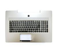 fqparts Replacement Laptop Upper Case Cover C Shell & Keyboard For MSI For GS70 Stealth 2OD 2QD (MS-1771 1772 1773 1775 1776) 2PC Stealth Pro 2PE 2QC 6QC 6QD 2QE 6QE Silver