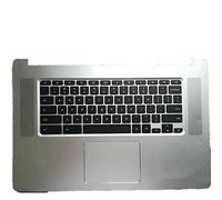 fqparts Replacement Laptop Upper Case Cover C Shell & Keyboard & Touchpad For ACER For Chromebook 15 CB515-1H CB515-1HT Silver US English Layout