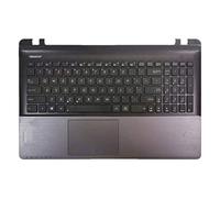 fqparts Replacement Laptop Upper Case Cover C Shell & Keyboard & Touchpad For ASUS A55 A55A A55DE A55DR A55N A55VD A55VJ A55VM A55VS Black US English Layout Small Enter Key Layout