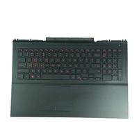 fqparts Replacement Laptop Upper Case Cover C Shell & Keyboard & Touchpad For DELL For Inspiron 15 Gaming 7567 Black US English Layout