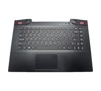 fqparts Replacement Laptop Upper Case Cover C Shell & Keyboard & Touchpad For Lenovo Y40-70 Y40-80 Black US English Layout
