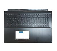 fqparts Replacement New Replacement Laptop Keyboard & C Shell For LENOVO For EDGE 15 For Flex 2 PRO 15 With Black Keyboard With Backlight US United States Edition With Black Shell
