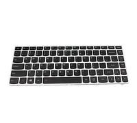 fqparts Replacement New Replacement Laptop Keyboard For LENOVO B40-30 B40-45 B40-70 B40-80 Black With Silver Frame US United States Edition
