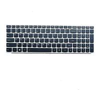 fqparts Replacement New Replacement Laptop Keyboard For LENOVO M50 M50-70 M50-80 Black With Silver Frame US United States Edition Without Backlight