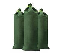 FQQWEE 5PCS Flood Water Barrier Sandbag Waterproof Sandbag Reusable Sandless Sandbags Reusable Sandbag Flood Barriers Canvas Sand Bags Long Canvas Sandbags Flood Prevention Barriers(20 x 40cm)