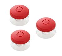 FQRDKT 3 Pieces Toilet Press Button Toilet Flush Button Tank Button Door Handle Constructed with Pp for Comfortable Use Suitable for, Red