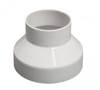 FQRDKT 3xAir Duct Adapter 100mm to 75mm Accessory for Home Office Lightweight, 2 Pcs