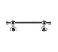 FQRDKT Cabinet Drawer Handle Pull Knob Hardware with Modern Clean Lines and Comfortable Cylindrical Hold Brass Material for Suitable for, Array, Silver, 96mm