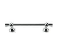 FQRDKT Cabinet Drawer Handle Pull Knob Hardware with Modern Clean Lines and Comfortable Cylindrical Hold Brass Material for Suitable for, Array, Silver, 128mm