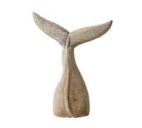 FQRDKT Decorative Wooden Figurine Sculpture Statue Rustic Coastal With Time Worn Wood Texture and Brush Marks handmade piece suitable for, style to 2