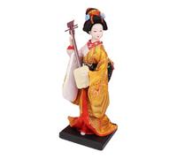 FQRDKT Japanese Geisha Doll Asian Figurine Collectible Handcrafted Ornament with Delicate Face Suitable for Gift and Desktop Decoration, Style I