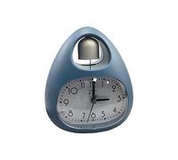 FQRDKT Mini Table Clock Nordic with Backlight Visible at Night for Bar Home Decor Children Ornament, Blue