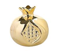 FQRDKT Pomegranate Statue Decorative Ornament Ceramic Sculpture Handcrafted Modern Desk Figurine Refined Details Suitable for Bedroom, Multi, S