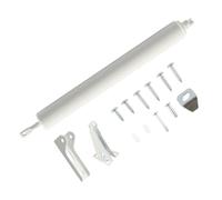 FQRDKT Vehicle Door Closer Pneumatic RV Screen Door Closer Cylinder Hinge Arm Bracket Aluminum Alloy Body Rust Resistant Finish Complete Hardware Set, Simple Model
