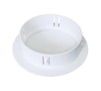 FQRDKT White, Decorative Cover Plate for Ceiling Openings, Compact Recessed Light Mounting Plate, Seal for Air Conditioning Openings in The Ceiling, 106 to 124 Hole