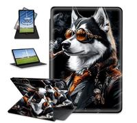 FQSXFIFN for Apple iPad Pro 12.9 Inch 2022/2021/2020 Case Rotating, Auto Wake Sleep Leather Case for Apple iPad Air 13 Inch 2024/2025, Sunglass Dog Folio Stand Table Cover for Woman Man