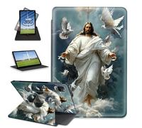 FQSXFIFN for Apple iPad Pro 12.9 Inch 2022/2021/2020 Case Rotating, Auto Wake Sleep Leather Case for Apple iPad Air 13 Inch 2024/2025, Dove Folio Stand Table Cover for Woman Man