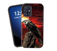 FQSXFIFN for Samsung Galaxy A71 5G Phone Case, Soft TPU Inner with Hard Shell Hybrid Dual Layer Case for Galaxy A71 5G, Eagle Rugged 2 in 1 Shockproof Protective Phone Cover