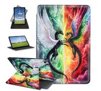 FQSXFIFN for Samsung Galaxy Tab A7 2020 10.4 inch Case Rotating, Auto Wake Sleep Leather Tablet Case for Galaxy Tab A7 10.4'' 2020, Beautiful Dragon Folio Stand Table Cover for Woman Man