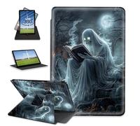 FQSXFIFN for Samsung Galaxy Tab A7 Lite 8.7'' 2021 Model Case Rotating, Auto Wake Sleep Leather Tablet Case for Galaxy Tab A7 Lite 8.7'' 2021, Reading Ghost Folio Stand Cover for Woman Man