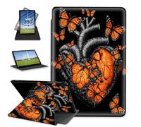 FQSXFIFN for Samsung Galaxy Tab A7 Lite 8.7'' 2021 Model Case Rotating, Auto Wake Sleep Leather Tablet Case for Galaxy Tab A7 Lite 8.7'' 2021, Anatomical Heart Folio Stand Table Cover for Woman Man