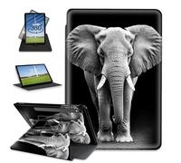 FQSXFIFN for Samsung Galaxy TAB S9 11 inch 2023/S9 FE 10.9 inch/S10 FE 2025 Case Rotating, Auto Wake Sleep Leather Tablet Case for Galaxy Tab S9, Elephant Folio Stand Table Cover