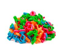 FQTANJU 100 Pieces Bobbin Holder, Thread Spool Savers Clips Holders- Stack Bobbins on Top of Thread Spools for Type A& L and M Bobbins for Embroidery, Quilting & Sewing (4 Colors)
