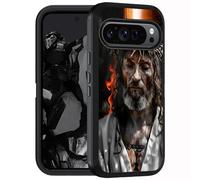 FQTBCEARI Designed Case for Google Pixel 10 Pro XL/Google Pixel 9 Pro XL, Military Grade Heavy Duty 3-Layer Shockproof Drop Full-Body Protective Phone Cover, Jesus Christ