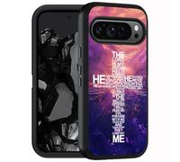 FQTBCEARI Designed Case for Google Pixel 10 Pro XL/Google Pixel 9 Pro XL, Military Grade Heavy Duty 3-Layer Shockproof Drop Full-Body Protective Phone Cover, God Jesus Christian Cross