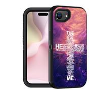 FQTBCEARI Designed for iPhone 16e Case, Military Grade Heavy Duty 3-Layer Shockproof Drop Full-Body Protective Phone Cover for iPhone 16e 2025 6.1", God Jesus Christian Cross