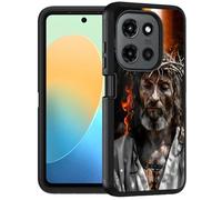 FQTBCEARI Designed for Moto G Stylus 5G 2025 Case, Military Grade Heavy Duty 3-Layer Shockproof Full-Body Protective Cover for Motorola Moto G Stylus 5G 2025, Jesus Christ