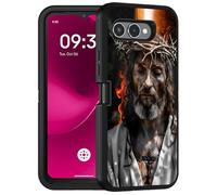 FQTBCEARI Designed for T-Mobile Revvl 8 5G Case, Military Grade Heavy Duty 3-Layer Shockproof Drop Full-Body Protective Cover for T-Mobile Revvl 8 5G, Jesus Christ