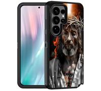 FQTBCEARI for Samsung Galaxy S26 Ultra Case, Military Grade Heavy Duty 3-Layer Shockproof Full-Body Protective Cover for Samsung Galaxy S26 Ultra 5G (6.9", 2026), Jesus Christ