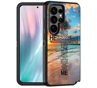 FQTBCEARI for Samsung Galaxy S26 Ultra Case, Military Grade Heavy Duty 3-Layer Shockproof Full-Body Protective Cover for Samsung Galaxy S26 Ultra 5G (6.9", 2026), God Jesus Christian Cross