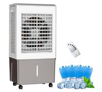 FQWYNMZ Portable Air Conditioners, 3 in 1 Evaporative Air Cooler with Remote Control, 50L Water Tank, 3 Wind Speeds, 1-7.5H Timer, 4 Casters, Industry Humidifier for Garage, Yard, Commercial Use(Size: