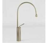 FQYEP Bathroom Taps Tall Modern Hot and Cold Taps Brushed Gold | Spout Height 29CM 360° Rotation Brass Durable Single Handle Single Hole Suitable for Above Counter Basin