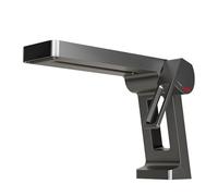 FQYEP Bathroom Waterfall Basin Mixer Tap Monobloc Faucet for Washroom Counter Top Brass,Grey