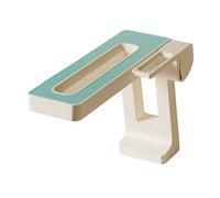 FQYEP Bathroom Waterfall Basin Mixer Tap Monobloc Faucet for Washroom Counter Top Brass,Milk White